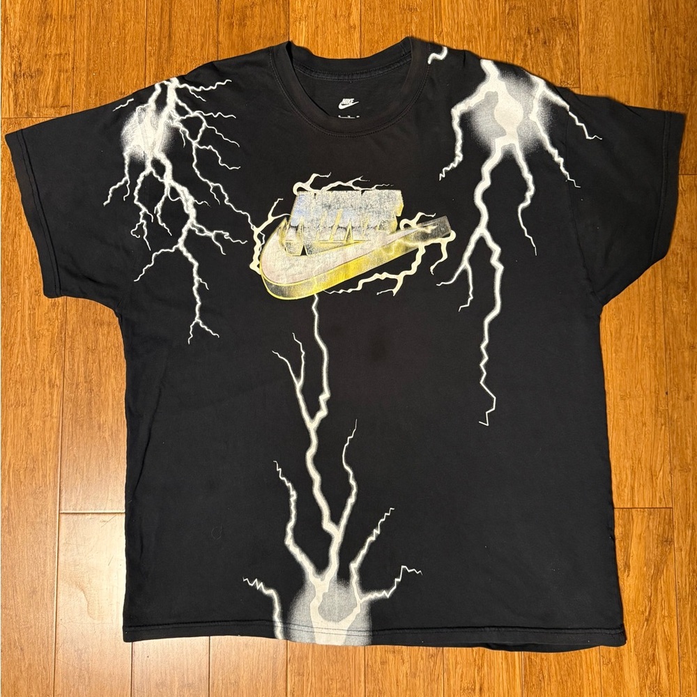 Nike Black Tee with Bold Graphic